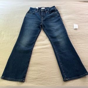 Women’s Good American wide cropped jeans Size 2 New
